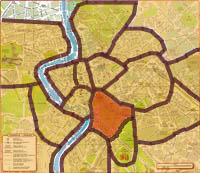 quartiers de rome : centre antique