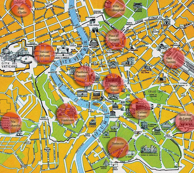 Hotels In Rome By District
