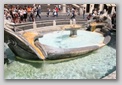 fontana della barcaccia - piazza di spagna - roma