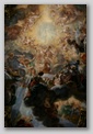 peinture nef - le triomphe du nom de jésus - église gesù