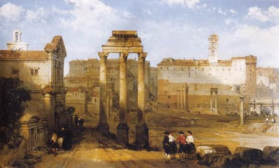 David Roberts, the Forum of Rome (1859)