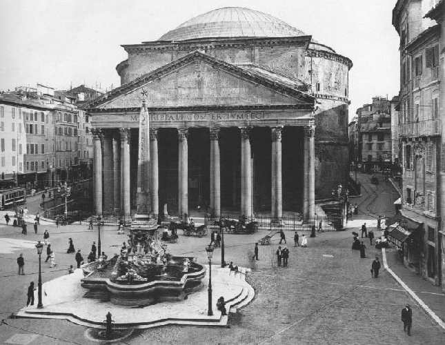 Old photos of roma monuments