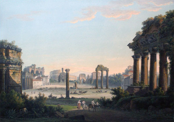 Albert Christoph Dies,Forum romain (?, avant 1822, date indéterminée)