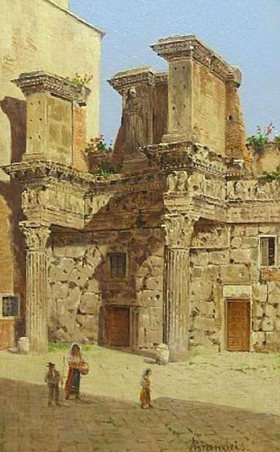 Antonietta Brandeis,Temple des forums impériaux (1878-1893, date indéterminée)