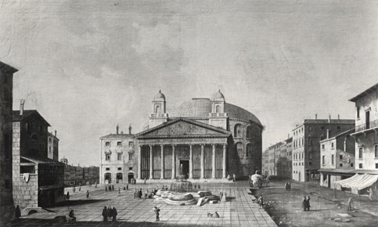 Antonio Joli,La Panthéon (?, avant 1777, date indéterminée)