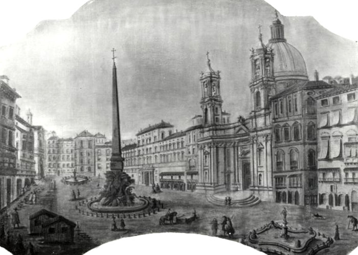 Antonio Joli,La Place Navone (?, avant 1777, date indéterminée)