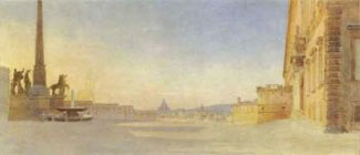Arthur Glennie,Place du Quirinale (1830-1890, date indéterminée)