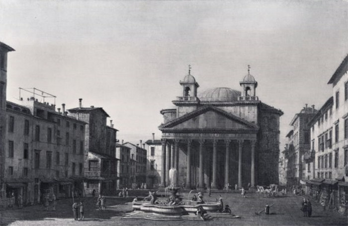 Canaletto,Le Panthéon (?, avant 1768, date indéterminée)