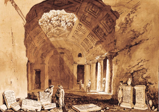 Carlo Labruzzi,Via Appia (?, avant 1817, date indéterminée)