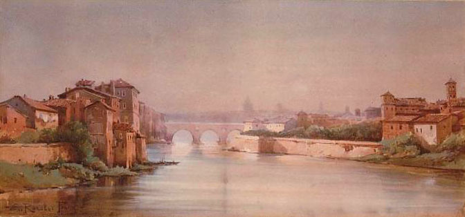 Ettore Roesler Franz,Ponte Sisto (?, avant 1907, date indéterminée)