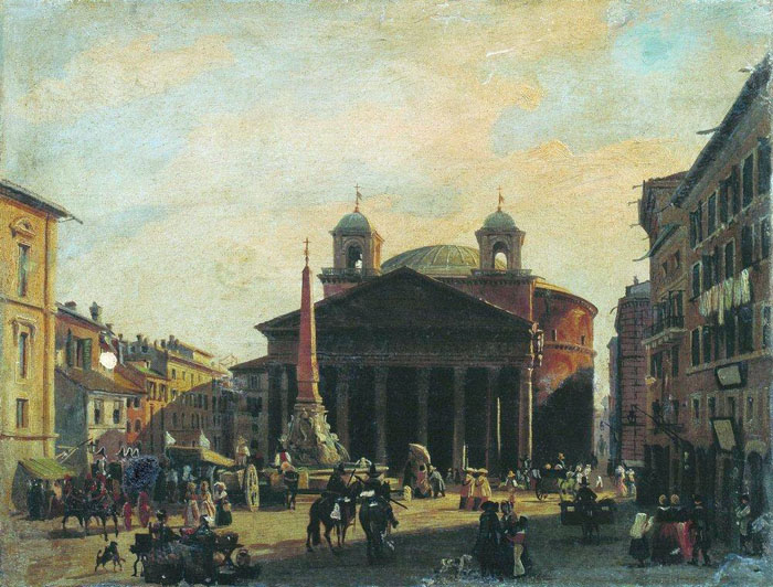 Fyodor Bronnikov,Panthéon, place de la Rotonde (?, avant 1902, date indéterminée)