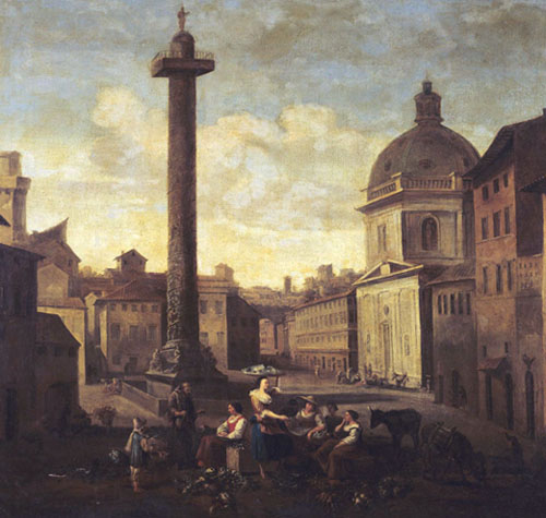 Hendrick Mommers,Foro Traiano (?, avant 1693, date indéterminée)
