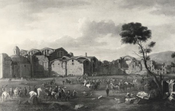 Hendrik Frans van Lint,Thermes de Dioclétien (?, avant 1763, date indéterminée)