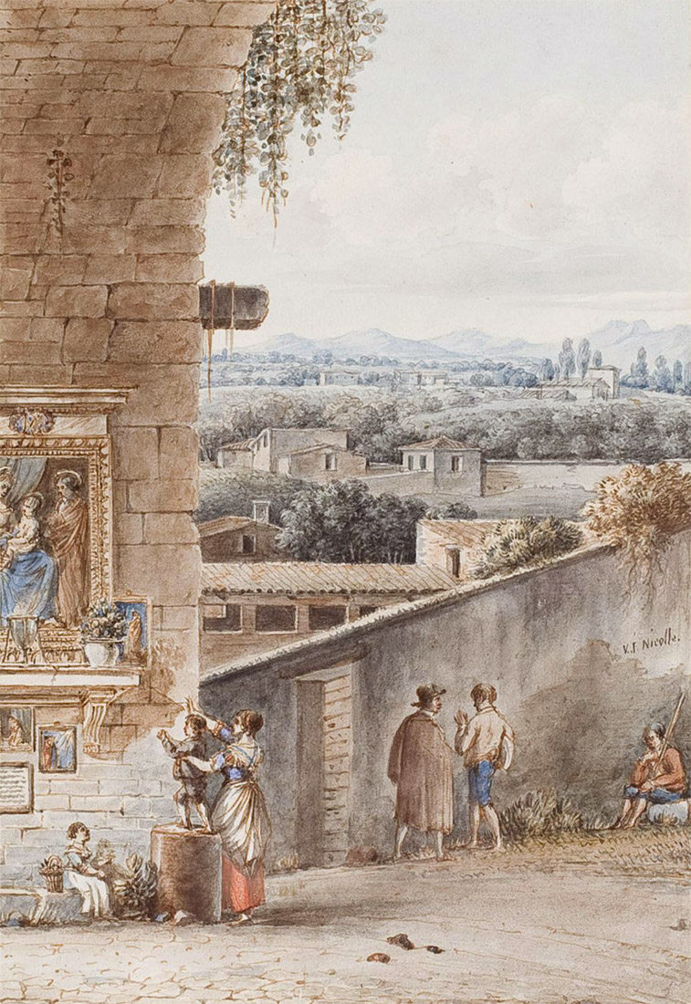 Victor-Jean Nicolle,Oratoire de la Porta Maggiore (?, avant 1826, date indéterminée)