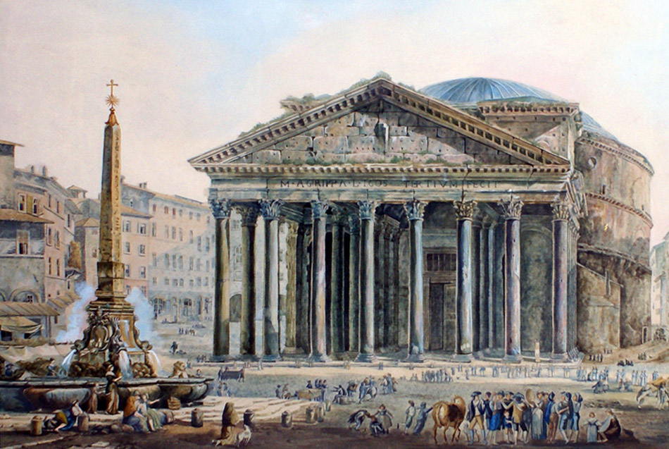 Simone Pomardi,Le Panthéon (?, avant 1830, date indéterminée)