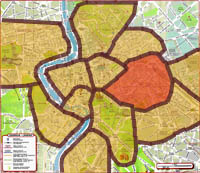 districts of rome - map