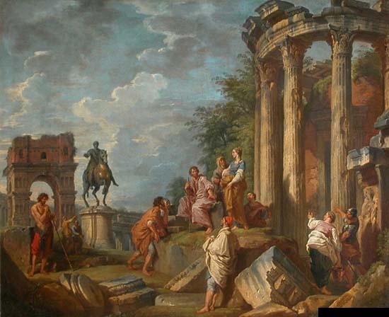 Paints of antic Rome