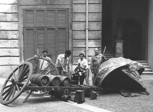 old photo of rome postal cards