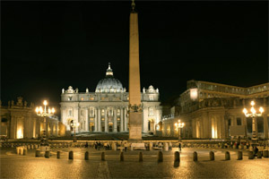 Visita virtuale piazza san Pietro da Est