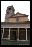 Façade et porche, église san giorgio in velabro