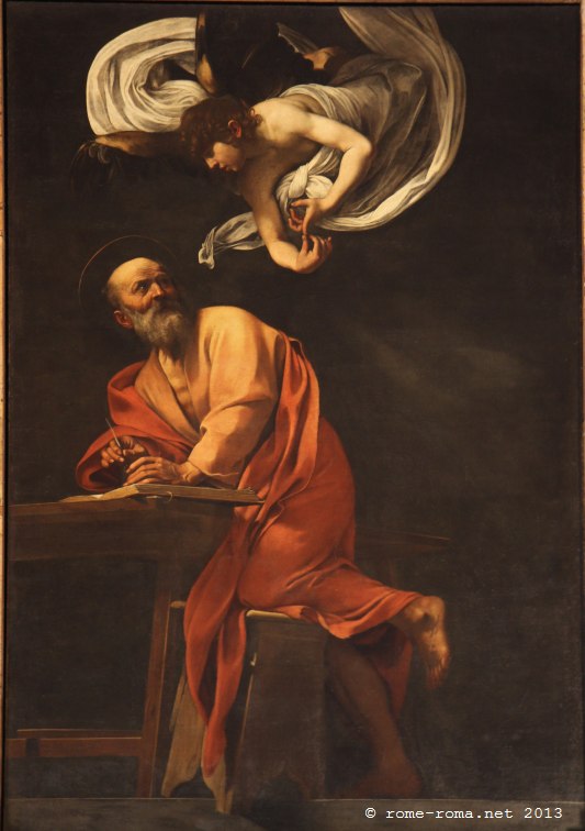 San Matteo e l'angelo (1602), Caravaggio