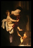 Madonna di Loreto, Le Caravage sant agostino