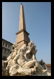 fontaine des quatre fleuves - piazza navona