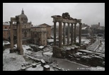 rome sous la neige février 2012