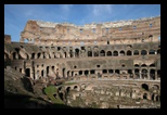 intérieur du Colisée à Rome