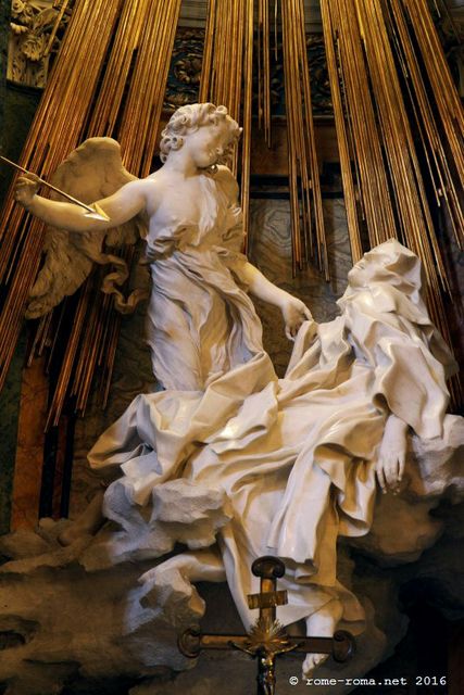 sculpture l'extase de sainte therese