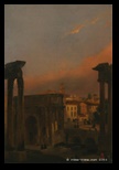 Ippolito Caffi, arco di Settimio Severo, 1857