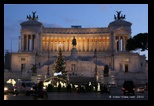 Place de Venise à Rome - Soir