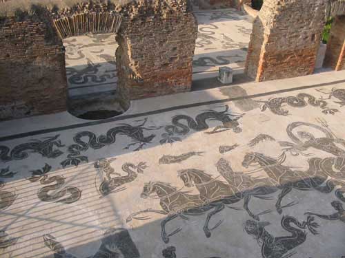 ostia - mosaïques