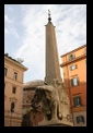 place de la minerve - rome, obélisque et éléphant du Bernin