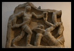 combat de gladiateurs - musée national romain - thermes de Dioclétien