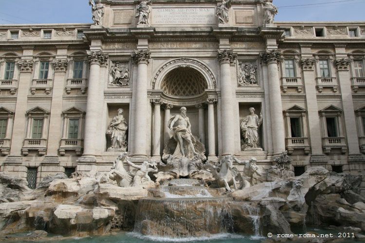 Descrizione della fontana di Trevi