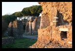 Temples à sépultures et mausolée via appia