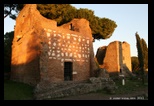 Temples à sépultures et mausolée via appia