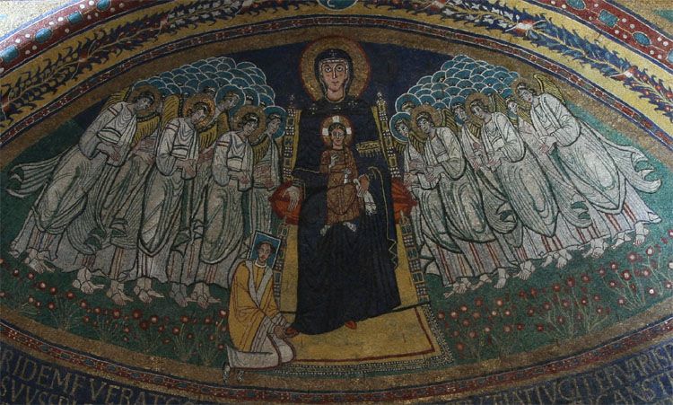 santa maria in domnica - mosaico