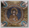 mosaiques chapelle saint zénon, santa pressede - rome