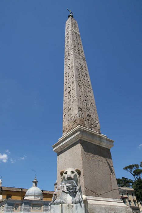Piazza del Popolo, obelisco flaminio