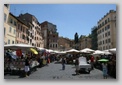 piazza campo dei fiori square in rome