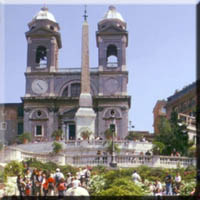 Piazza di Spagna a Villa Borghese