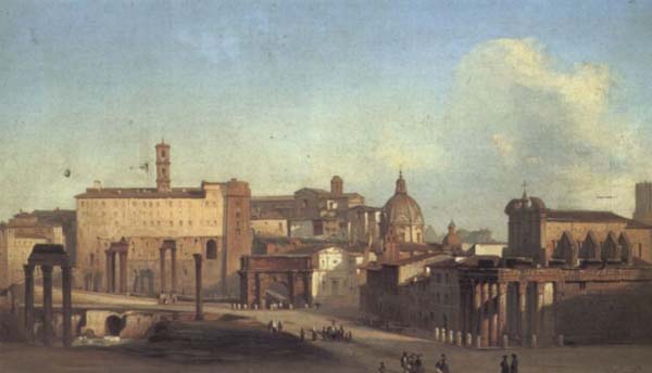 caffi - view on the roman forum