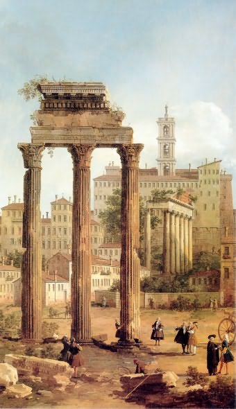 canalleto - forum romain