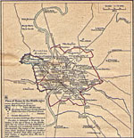 carte rome moyen-age