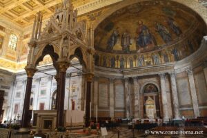 Apse and canopy, Saint-Paul outside the walls, Rome