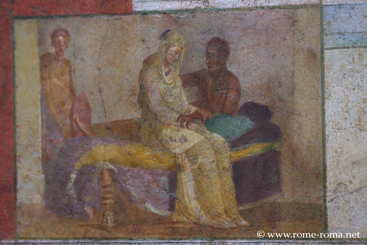 Fresques murales romaines des salles de la Villa Farnesina, Palais Massimo, Rome