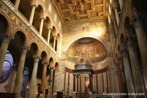 Basilica of Saint Agnes outside the walls in Rome