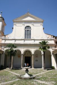 Facade of the Basilica of Saint Clement in Rome